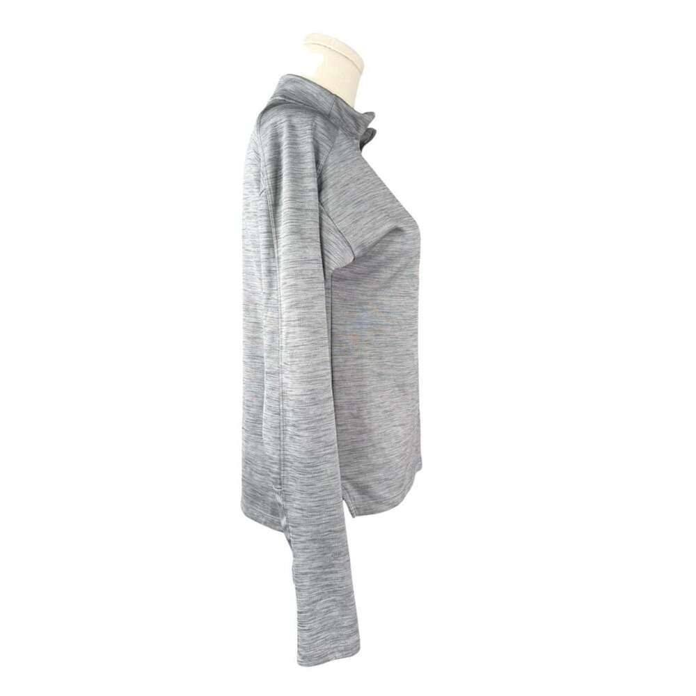 Nike Running Dri-Fit 1/2 Half Zip Pullover Grey Space Dye Women's Size XS - Picture 2 of 5